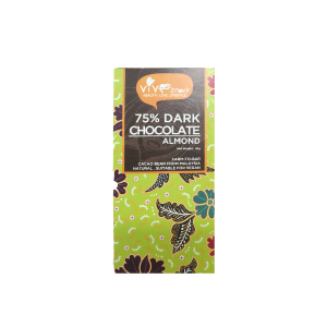 75% Dark Chocolate Bar (Almond) (45g)-0