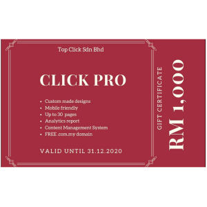 Top Click - Click Pro Gift Cert-0