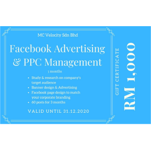 3-Mth Facebook Ad and PPC Management Gift Cert-0